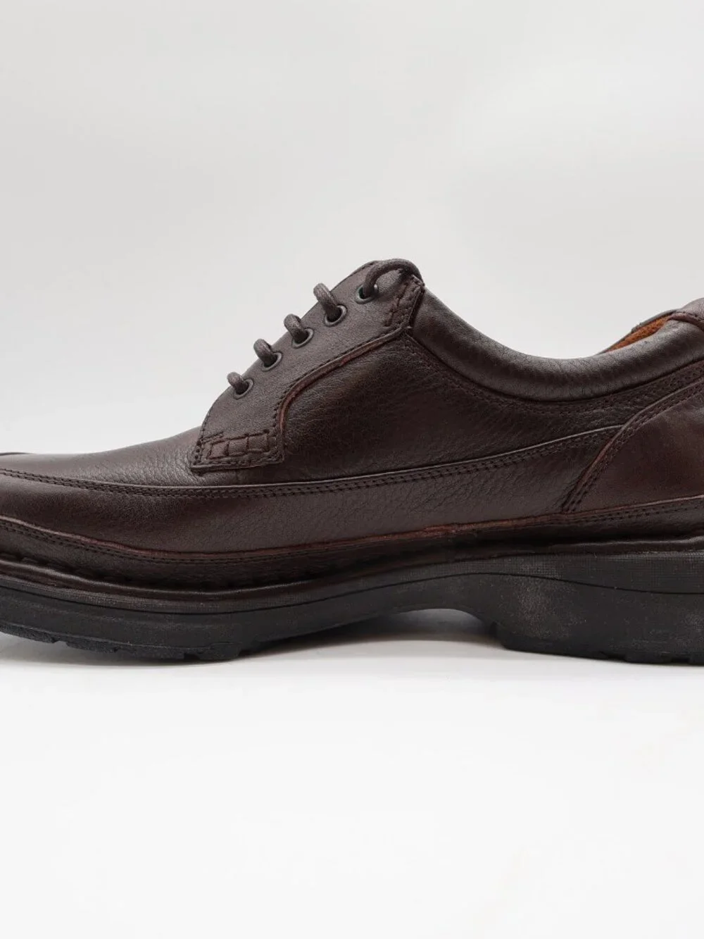 Hush Puppies Summit 14191 Mens 9 Brown Leather Casual Oxford Shoes NOS